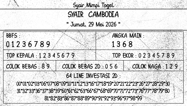Prediksi Cambodia