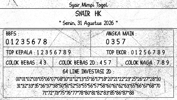Prediksi HK