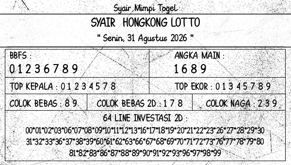 Prediksi Hongkong Lotto