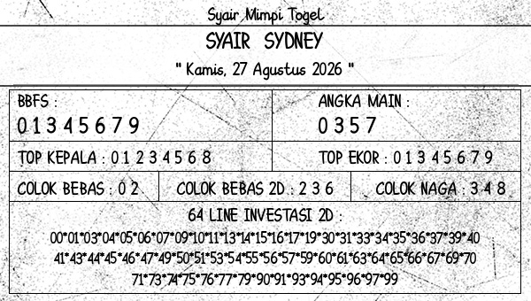 Prediksi Sydney