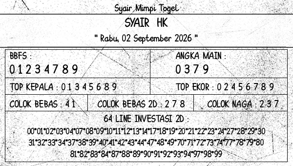 Syair HK