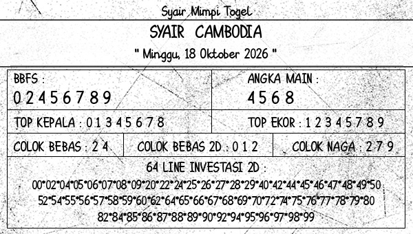 Prediksi Cambodia