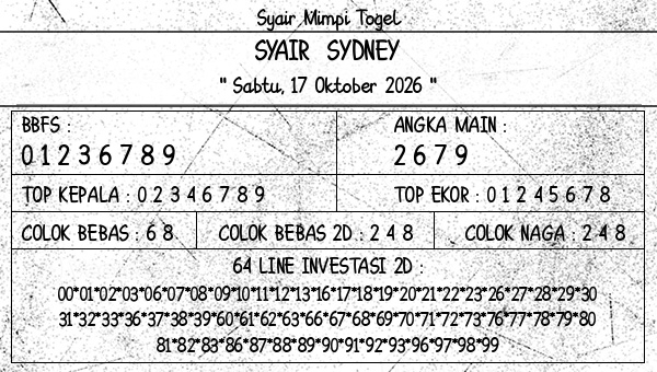Prediksi Sydney
